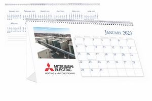 Full-Color Custom Desktop Tent Calendars (8 1/2"x4 1/4")